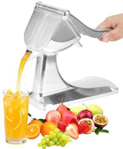 Tisting Exprimidor Manual de Limón, Exprimidores de Frutas Cítricos | Exprimidor de Limones Aluminio Exprimidor de Cítricos, Ergonómico para Exprimir Limón y Zumo de Sandía