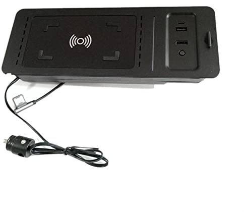 Auto-USB-Ladegerät-Adapter 15W Auto-Wireless-Ladegerät, for Ford, for Explorer, for F-150, SVT Raptor 2017-2020 Telefon-Schnellladeadapter