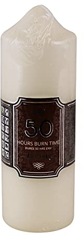 Sifcon 50 Hours Burn Time Overdipped Church Pillar Candle