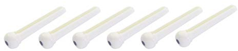 Stagg Acoustic Guitar Bridge Pins in White (Pack of 6)