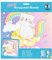 Ursus 8420018 - Glitter Moosgummi Mosaik-Bild Kittycorn, Bastelset für ein Klebebild aus Moosgummi-Stickern, ca. 25 x 25 cm mit Aufsteller