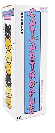 Gift Republic Catastrophe Cat Stacking Game, Multi, 21cm High