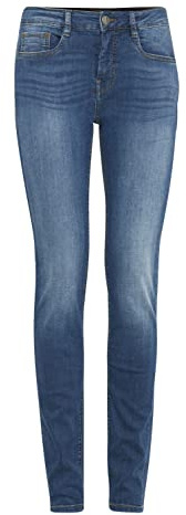 Fransa Zoza Jeans - Metro Blue Denim UK 12 (L32) Metro Blue Denim