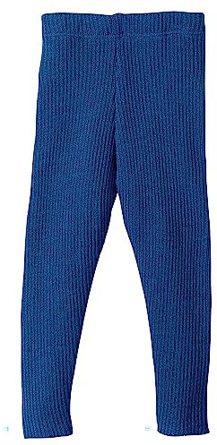 Strick-Leggings Baby & Kinder - 100% Bio-Merino – atmungsaktiv, warm & weich - Unisex Gr. 62 – 140 - nachhaltig & fair dehnbar - Made in Germany | Marine Gr. 110-116