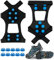 Fengzio Schuhspikes mit Extra20 Spikes Schuhkrallen für Schuhe im Winter Outdoor Anti Rutsch Steigeisen für Damen und Herren Schuh Spikes für Bergschuhe/Schuhkrallen/Eisspikes