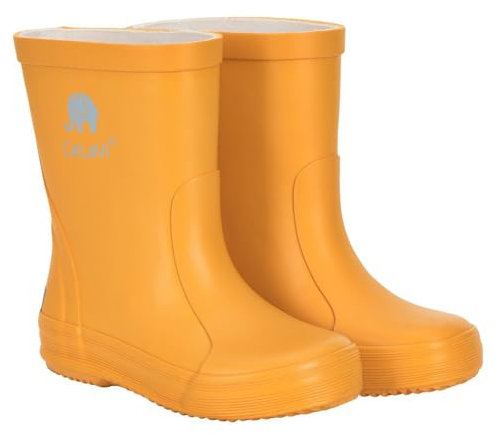 CeLaVi Basic Wellies, Barca da Pioggia Unisex-Bambini, Giallo Minerale, 23 EU