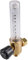 Flowmeter 0-14 LPM Welding Gas Bottle Flow Metre Gauge Welder Argon MIG