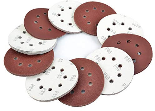 10pcs P40-3000 Grana Dischi Levigatrice Orbitale Foglio di Carta Gancio Loop Pad per Legno e Metallo
