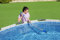 Bestway Flowclear AquaTech kabelloser Pool-Staubsauger, Grau