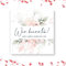 25 Stück Hochzeitseinladungen Einladungskarten Hochzeit Klappkarten Hochzeit Boho Quadratisch 14,8 x 14,8 cm mit Umschlägen Einladung Hochzeit Einladung