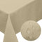 Tischdecke Eckig 160 x 260 cm, Sand - Gartentischdecke Outdoor Abwaschbar