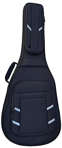 cibeles Custodia per chitarra classica super protezione tripla imbottita 30 mm, Nero , 4/4, Custodia per chitarra classica o fenicottero con super protezione