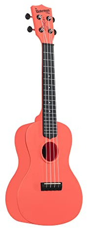 Kala Brand Music Co. The Waterman Beach Collection, 4-saitige Ukulele, rechts, Pink Dusk, Concert (KA-WMS-PK-C)