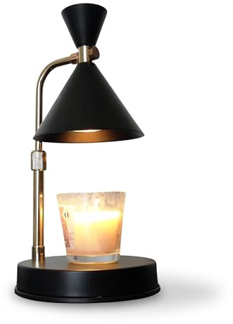 Zen'Arôme Duftkerzenwärmer Candelino - Elektrischer Duftkerzenbrenner - Verbreitet Düfte ohne Flamme oder Rauch - Verlängert die Brenndauer von Kerzen - Integrierter Dimmer - Höhenverstellbar.