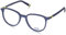 Fila Pantos Cellulose acetate Brillen in Matt Dark Blue für Herren, Brille mit Sehstärke, optional mit Sonnenbrillen tönung oder Blaulichtfilter (Modell VFI306)