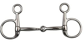 Metalab Baucher Gebiss für Pferde einfach gebrochen