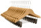 COM-FORT HOUSE | Percha Madera Cadete con Pinzas| Percha Infantil | Color Natural| Percha Madera de Arce | con Muescas Antideslizantes | 30 x 1.2 x 22 cm | Pack 10 Unidades |