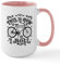 CafePress Funny Cycling Large Mug 15 oz (444 ml) Ceramic Coffee Mug