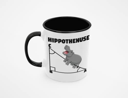 Hippotenuse | Mathematik Tasse | lustiges Hippo | Mathe - Kaffeetasse/Geschenk