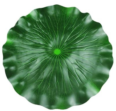 Garneck Simulated Lotus Leaf Artificial Floating Foam Lotus Leaves Tea Pond Lily Pads Plastic Pools Large Plants Faux Outdoor Plants Fake Leaf Fake Ornament Eva Marin Sink