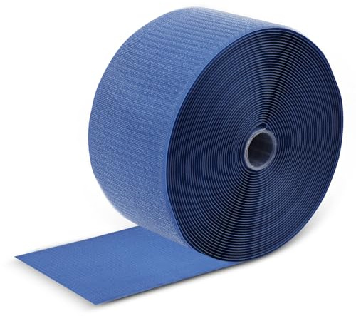 Hook Mat Fastener, 42 Long & 4 Wide Hook and Loop Tape Hook Mat Fastener for Carpet Bonded Foam Seams, Keeping Stability Cheer Mats for Gymnastics Gym Floors