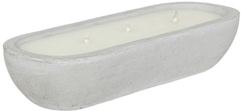 Atmosphera - Bougie ely 580g citronnelle pot en ciment