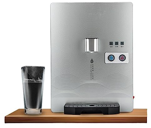 Machine à Eau Chaude, Distributeur D'eau Électrique Mural 2000W Chauffe-eau Fontaine À Boire 20L/H Volume D'eau Distributeur D'eau Chaude/chaude Instantanée Avec éBullition Rapide ( Color : Silver , S
