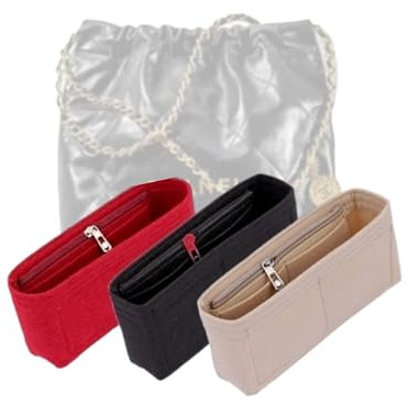 LinerLink Taschen-Organizer für Chanel Medium 22 Hobo-Handtasche (39 x 42 x 8 cm (L x H x T), handgefertigter Taschen-Organizer, individueller Tascheneinsatz, 2 mm Filztascheneinsatz,