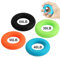 4 Stück Handgriffstärker und Trainer, Unterarm Finger Handgrifftrainer, Silikonringe Hand Training, Grip Strength Trainer, Silikonringe für Muskeltraining Sport, Klettern, Bouldern, Fitness