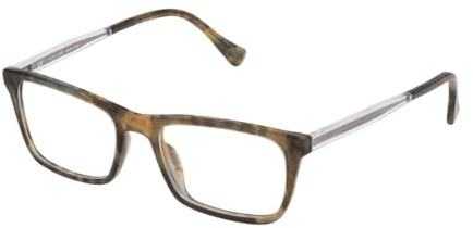 Police VPL262 Matt Green Camouflage 7D7M Eyewear Unisex Injected, Standard, 54