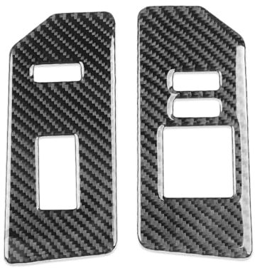 Mittelkonsole Interieurleisten Aufkleber Für Fj Für Cruiser 2007-2021 Vordertür Hebeplatte Dekoration Trim Aufkleber Abdeckung Auto Zubehör Carbon Faser Panel Schutz Rahmen Trim Aufkleber(Right-Hand