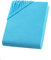 Spannbettlaken 140x200-160x200 cm - Jersey Spannbetttuch 100% Baumwolle - Komfort Bettlaken für Matratzen bis 30 cm Höhe, Spannbettlaken Farbe Türkis