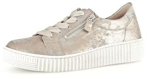 Gabor Damen Low-Top Sneaker, Frauen Halbschuhe,schnürschuhe,schnürer,straßenschuhe,Strassenschuhe,Sportschuhe,Muschel,35.5 EU / 3 UK