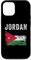 Hülle für iPhone 12/12 Pro Jordanische Flagge im Used-Look – Herren Damen Kinder – Jordanische Flagge