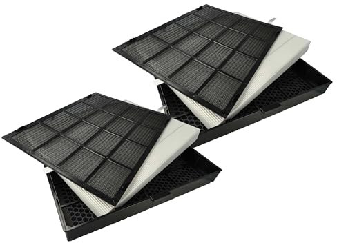 vhbw 2X Luftilter kompatibel mit Ideal AP30 AEON Blue, AP30 Luftreiniger - Kombifilter Vorfilter + HEPA + Aktivkohle