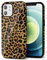 Svanove Cheetah Print Phone Case for iPhone 12/12 Pro Case Girly Trendy Leopard Pattern, Retro Cool Animal Print, Luxury Cute Case for Women, Aesthetic Y2k Hard Shell Plastic, Brown Fall