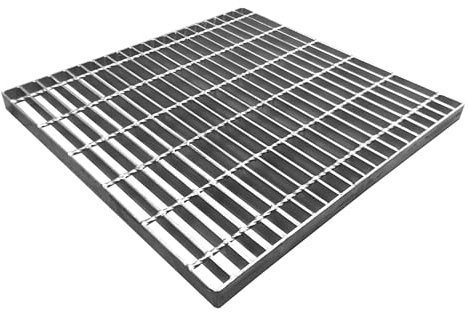 Natotela Galvanized Steel Drain Grate-600x600mm Durable Heavy Duty Metal Grate Square Gully Grid for 24 Square Catch Basin Outdoor Drainage Grates Thick for Garage Sewer Downspout Driveway