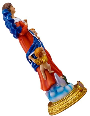 FUTUREORYY Statue Resin Hohe Katholische Figur Für Religiöse Dekoration Und Geschenkideen Für Zuhause Und Kirche Stilvolles Muttertagsgeschenk