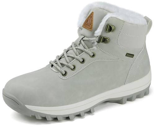 Mishansha Chaussure Hiver Chaude Homme Femme Bottes de Neige Bottines Fourrées 36-48