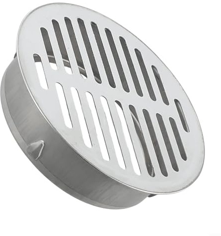 Tapa de desagüe redonda para tubería de PVC exterior, para uso en balcón y jardín (Ø200mm)