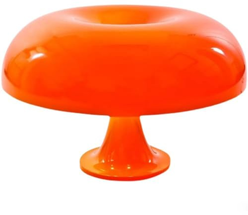 CaYYYZC Pilzlampe, Orange, Nachttischlampen mit LED, langlebig, sicher und umweltfreundlich, für Innendekoration, Studium, Wohnzimmer, Schlafzimmer, Geschenk, warme Glühbirne im Lieferumfang enthalten