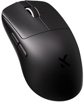 MCHOSE L7 Ultra+ Superlight Gaming Mouse, Wireless Esports Mouse Ergonomic with 42K DPI, PAW3950 Sensor, Optical Switch, 20000 FPS, Dual 8K Polling, Custom 8K Ultra-Fast Receiver, 3-Conn Mode, Black