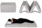 EVERGREENWEB – Futonbett, Platzsparende Einzelmatratze 80x190-10 cm hoch, Klappbar in 4 Teile faltbar und in einen Pouf umwandelbar, Grau Abnehmbarer Bezug, passend für alle Bettgestelle, Galaxy