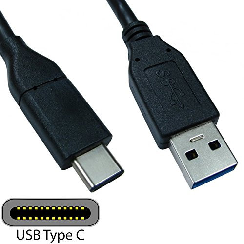 1m USB 3.1 Type C Male to Standard A Plug Cable – Mini/Micro Phone Charger Power Lead – Perfect for Samsung Devices, Tablets, PC’s & Mobile Data Transfer – Loops