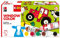 Marabu 0306000000010 - Kids Window Color Farmer mit 6 x 80 ml Farbe, Malvorlage A3 mit 25 Motiven und Folie A4, Fenstermalfarbe auf Wasserbasis, geeignet für Glas, Spiegel, Fliesen und Folie