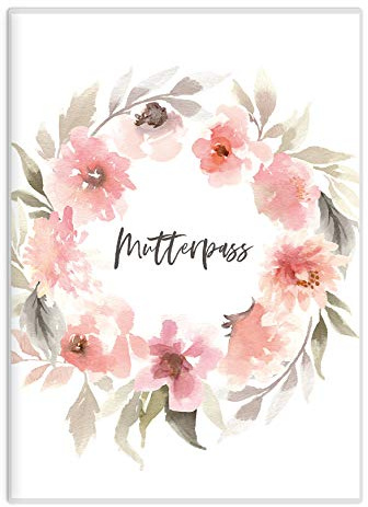 HIMMEL.HERZ.PAPIER® Funda para pasaporte de madre – Funda protectora para pasaporte de madre – Funda para pasaporte de madre – Rosa