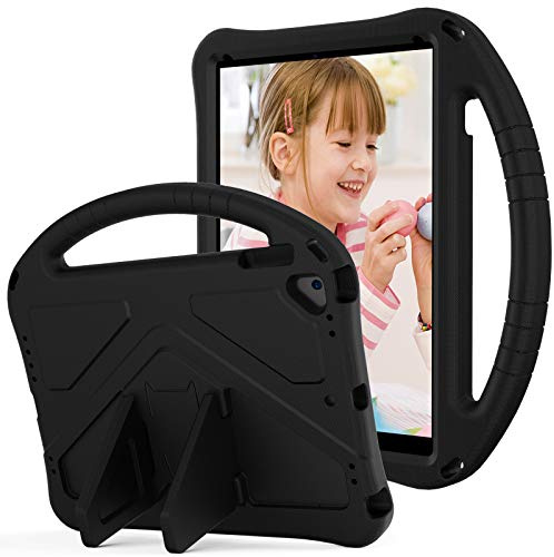 Handle Case for iPad 9.7 (2017,5th Gen / 2018, 6th Gen), Anti Slip Foam Stand Case Shockproof Cover Child-Friendly Protective Case