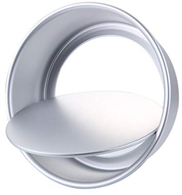 HEALLILY Runde Kuchen Pfannen Zinn: 8 Inch Runde Aluminium Käsekuchen Pfannen mit Abnehmbaren Boden Und Schaufel Spachtel Antihaft Dicht Backen Pfannen Zinn Backformen Backen Werkzeuge für