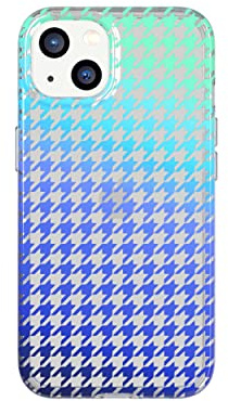 Tech21 Evo Art Ombre Houndstooth for iPhone 13 – Protective Phone Case with Exclusive Artwork and 12ft Multi-Drop Protection
