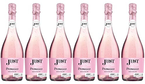 JUST - Prosecco Spumante Rosé - Vin rosé pétillant Extra Sec (6 x 0.75L)